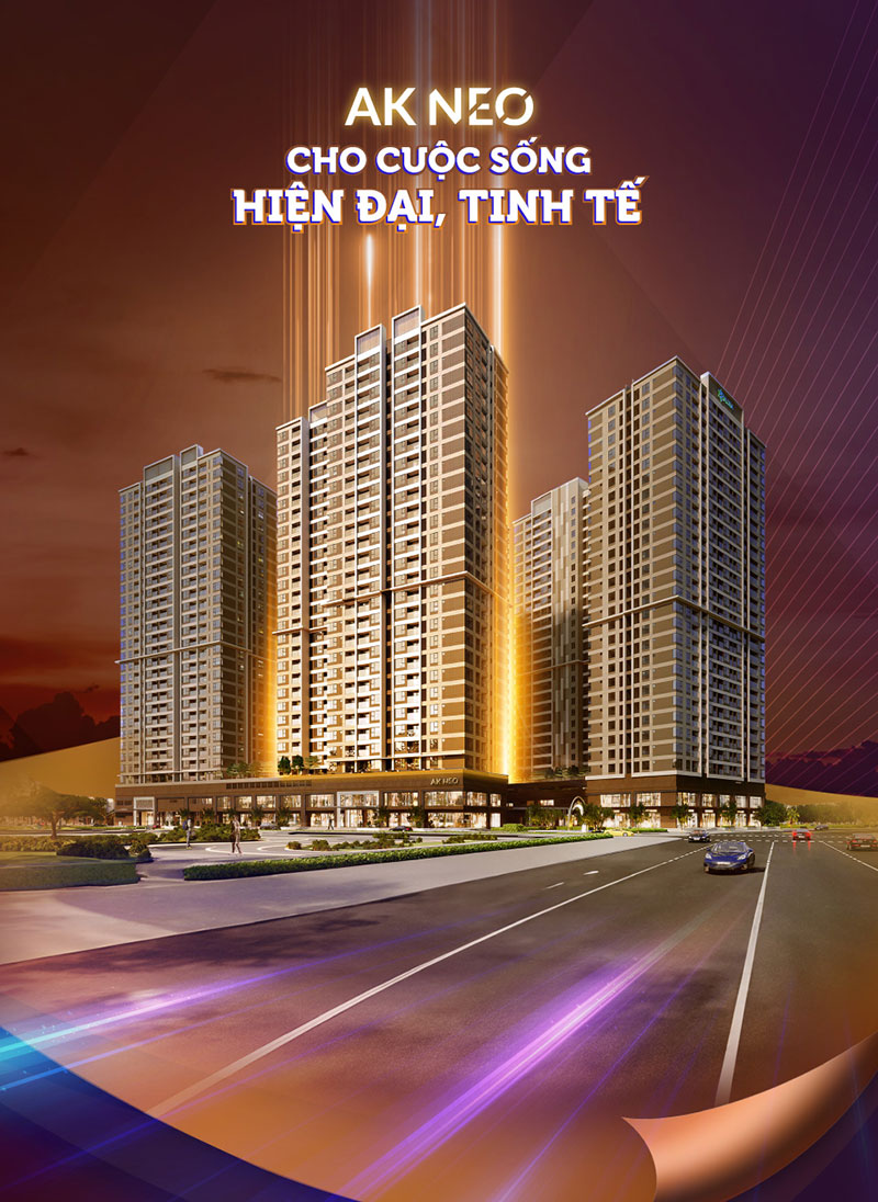 tháp ak neo dự án akari city