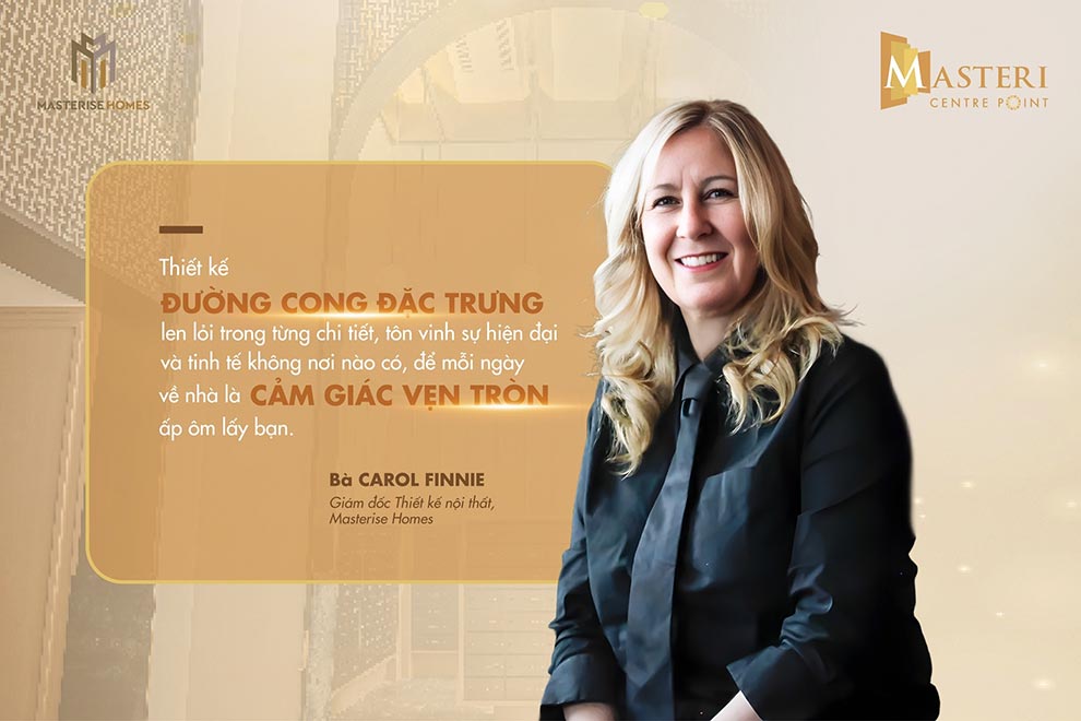 Carol Finnie giám đốc thiết kế nội thất masterise homes