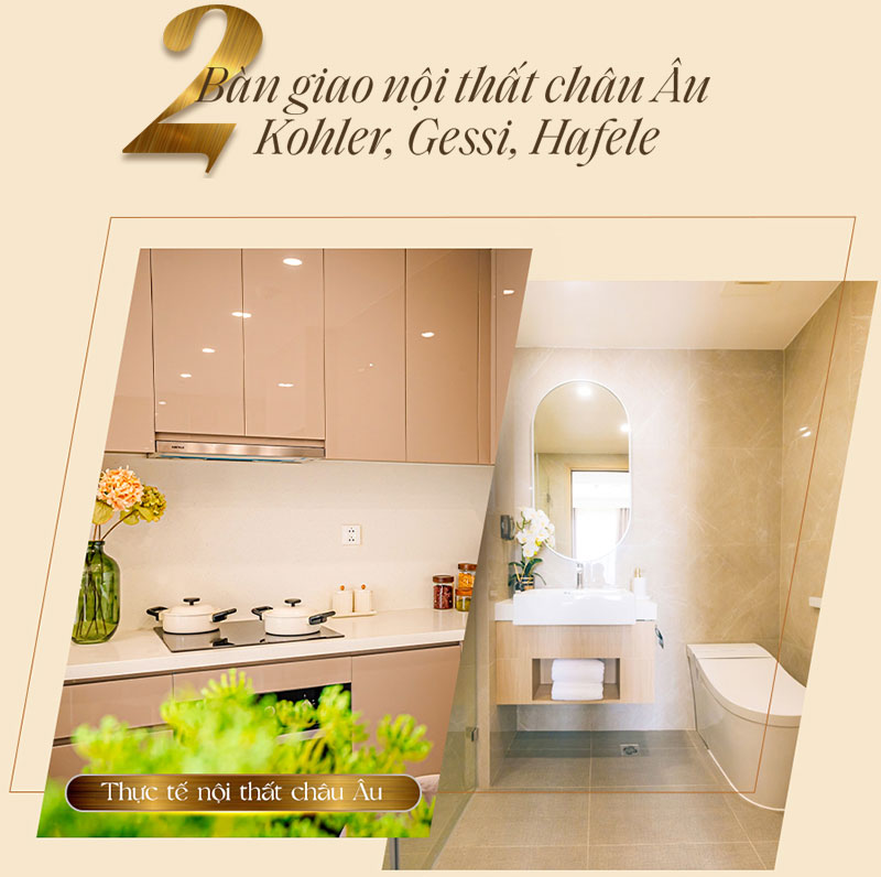 căn hộ masteri centre point bàn giao nội thất châu âu