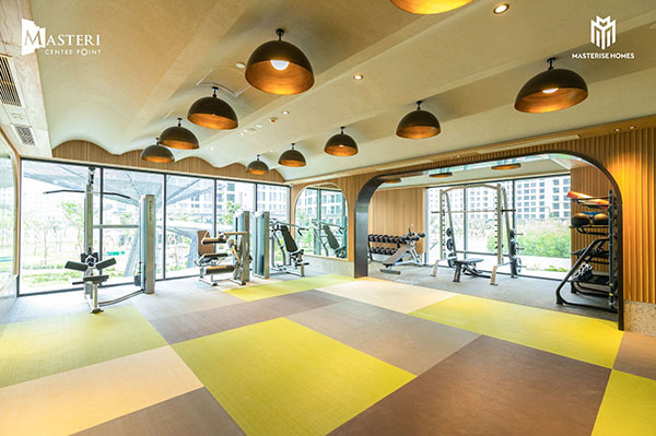 phòng tập gym masteri centre point
