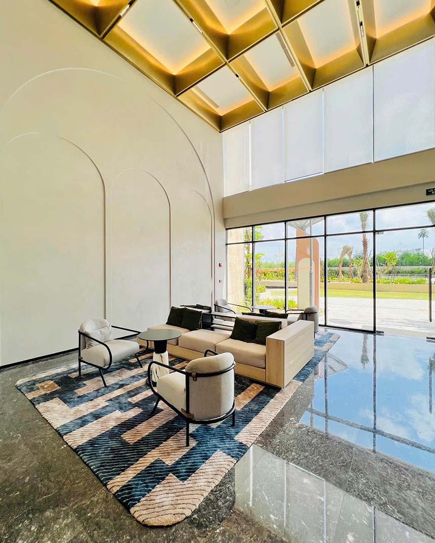 sảnh chờ căn hộ masteri centre point