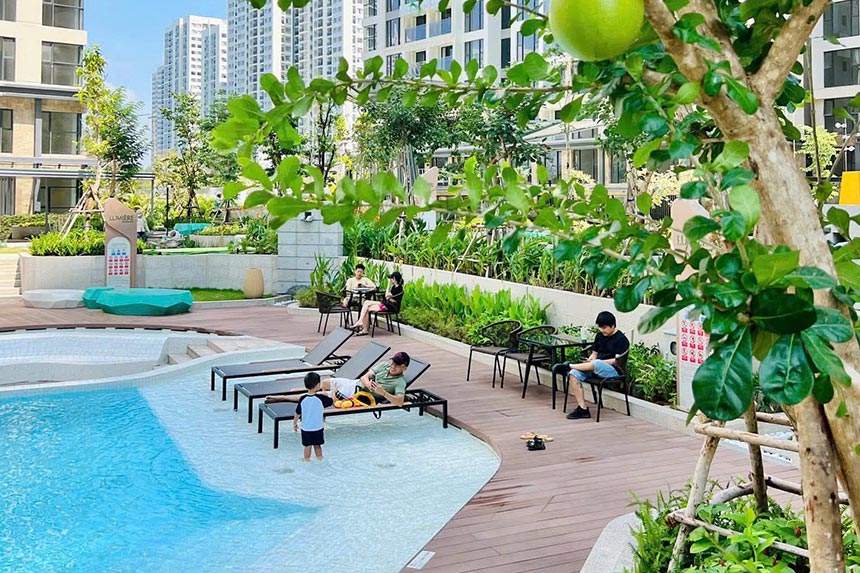 hồ bơi căn hộ masteri centre point quận 9
